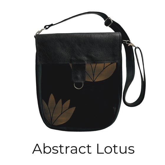 Black Leather - Crossover bags