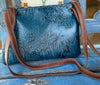 Dark Blue Wildflower - Pocket Bag