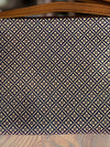 Shoulder Bag - Diamond Pattern (black leather)