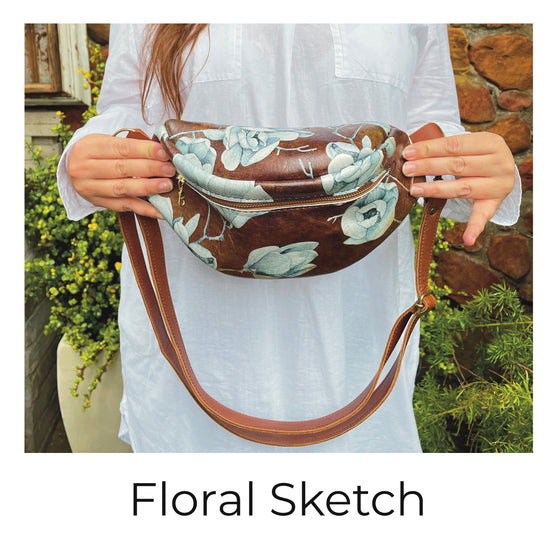 Floral Patterns - Moon bags