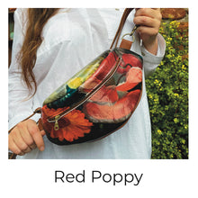  Red Poppy - Moon bag