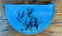  Coin Purse - Blue Elephants