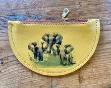  Coin Purse - Yellow Elephants