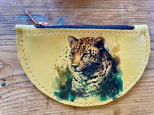  Coin Purse - Yellow Leopard