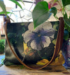 Shoulder Bag - Glass Violet (black leather)