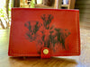 Passport Holder - Red Elephants