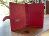 Passport Holder - Red Elephants