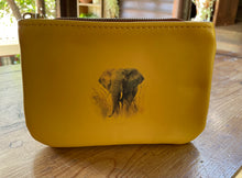  Zip Pouch - Yellow Elephant